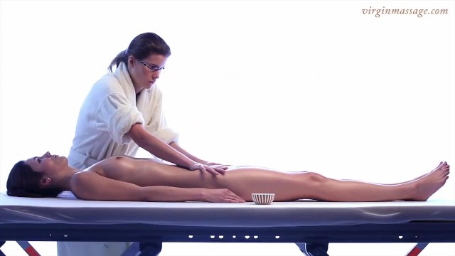  brunette massage bang
