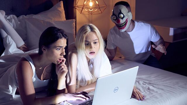 Novella Night and Milancheek natural tits smut