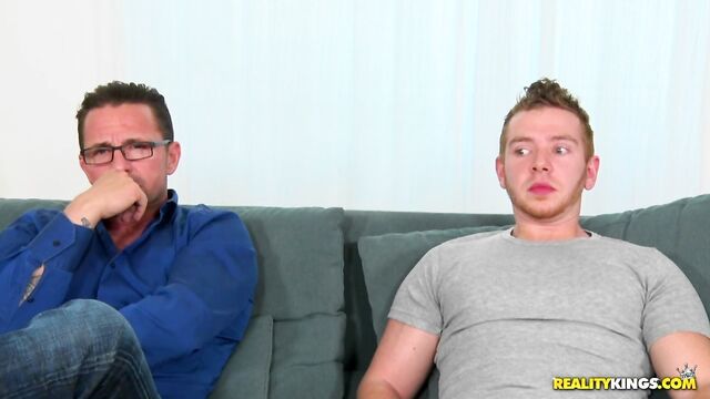 Lucy Bell legs on shoulders bang