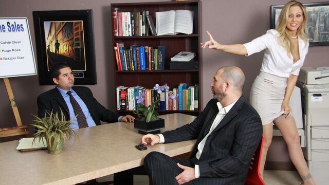 Julia Ann silicone tits sex