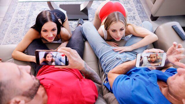 Anna Claire Clouds and Jazmin Luv amateur smut