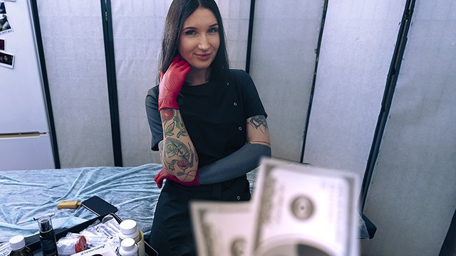 Chriss Tenson and Keokistar blowjob cum in mouth action