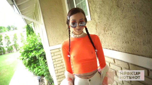 Bryan Gozzling and Carmen Rae face fucking movie