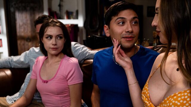 Selena Love and Melissa Stratton big tits action