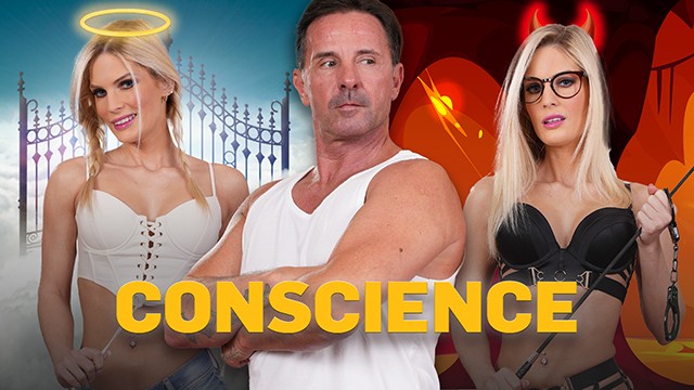 David Perry and Candee Licious girl with glasses film