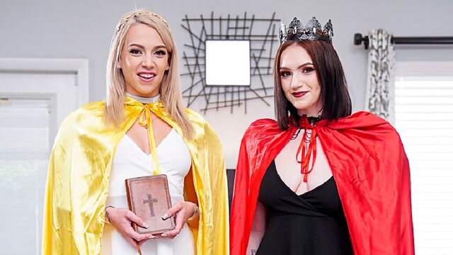 Gracie Gates and Madison Summer oral smut