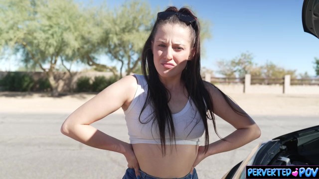 Peter King and Aubree Valentine broken down car smut