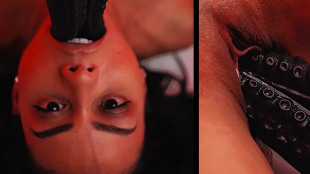 Canela Skin covered in cum smut