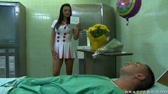 Aletta Ocean straight hair scene