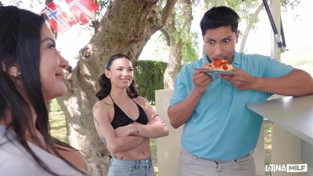 Mariana Martix and Lucy Mendez natural tits movie