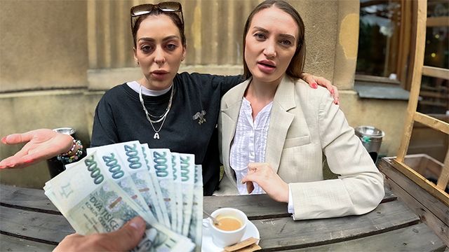 Stanley Johnson in front of video