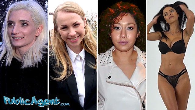 Shalina Devine, Melody Petite, Madison Lush and Mia Casanova outside movie