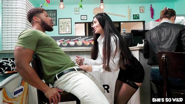 Marina Maya straight hair porn