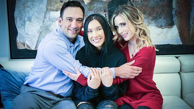 Aiden Ashley, Jazmin Luv and Bobby Beefcakes foreplay bang