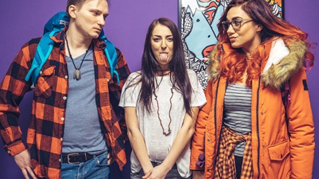 Kety Pearl and Katy Rose skinny bang