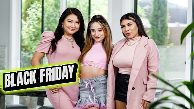 Jade Luv, Isabella Nice, Tokyo Lynn and Aviana Violet step-sister sex