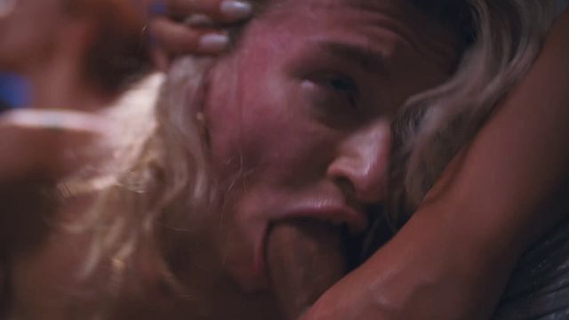 Melody Marks, Emma Rosie, Clemence Audiard and Dolly Orchid trans orgy scene