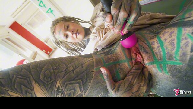 Anuskatzz and Lily Lu tattoo porn