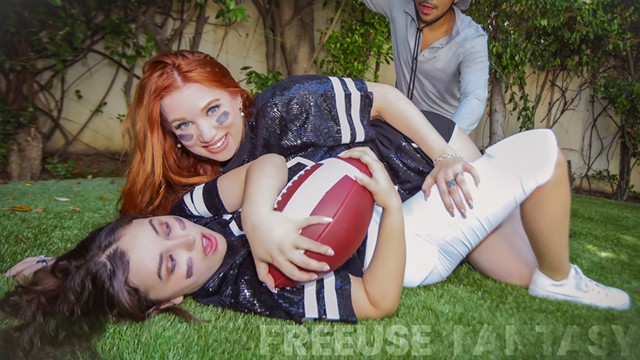 Madison Morgan, Leana Lovings and Max Fills home action
