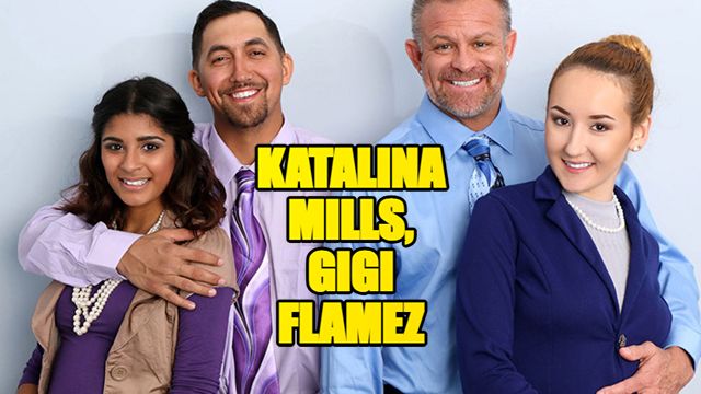 Katalina Mills, Gigi Flamez and Juan Largo stepdads smut