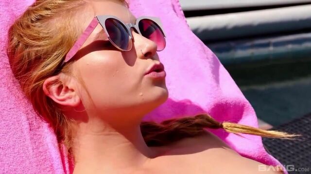 Arya Faye medium size tits action