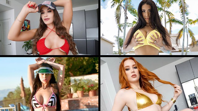 Jade Kush, Indica Flower and Stacy Bloom big tits porn