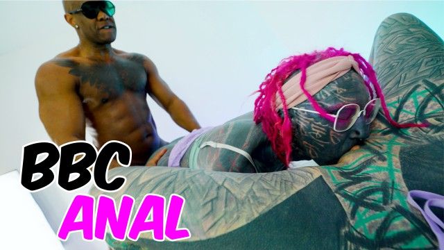 Josh Stone, Anuskatzz and Lily Lu tattooed porn