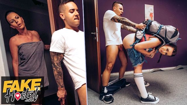 Sandra Sanchez and Jack23 backpacker smut