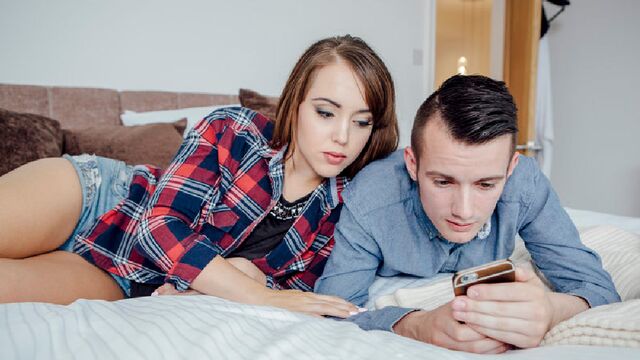 Zoe Doll and Karlie Simon long legs scene