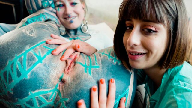 Anuskatzz, Silvia Soprano and Lily Lu big tits action